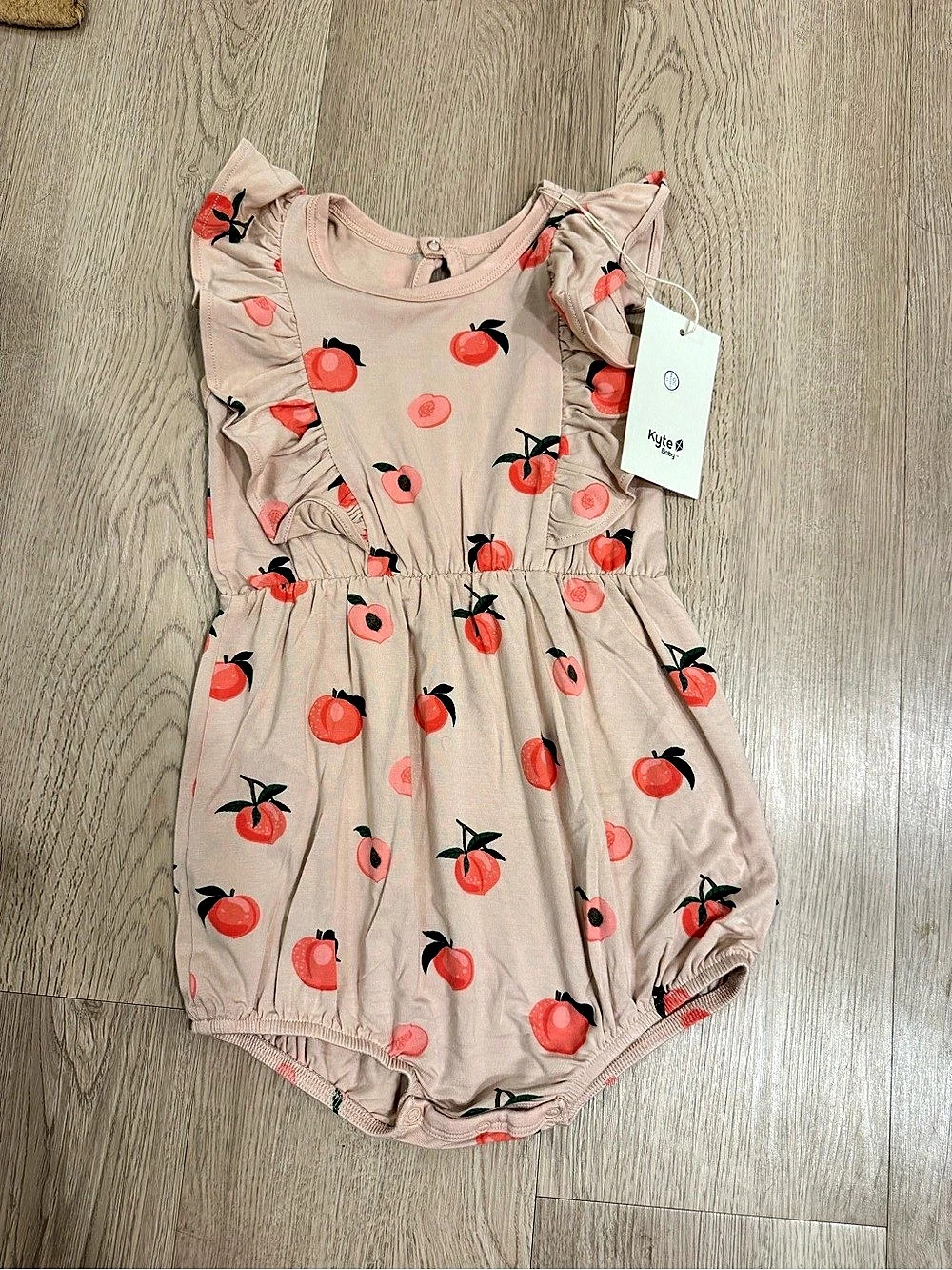 Kyte Baby Bubble Romper Peach Baby 3T